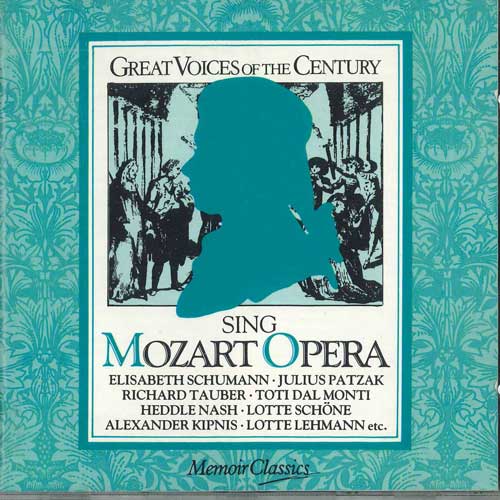 CD РАЗНЫЕ - Великие голоса века поют Мо CDMOIR406 MEMOIR CLASSICS Не Япония Классика Б/У